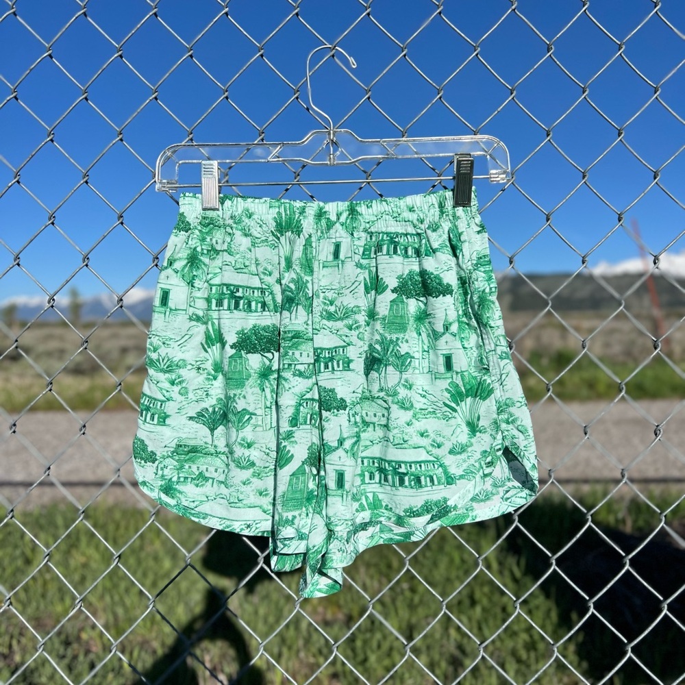 FISCH Gadir Green Gustavia Shorts Size Small/Medium